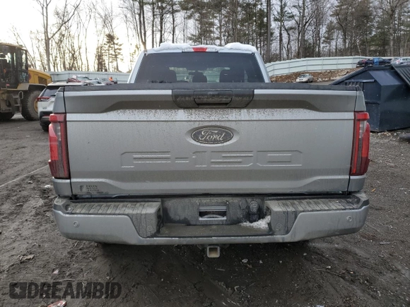 2024 Ford F-150 z VIN 1FTEX2LP5RKE62111, wystawiony jako Copart lot #85634624 z przebiegiem 5 607 mil mil oraz Szkoda całkowita • Salvage title. Historia ofert i sprzedaży dostępna na DreamBid. Obrazek 6.
