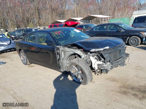2016 Dodge Charger SXT with VIN 2C3CDXHG4GH196708, listed as a IAAI auction lot 41892104 with 142,765 mi miles. Bid and sale history available at carsss.com. Image 1.