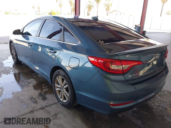 2017 Hyundai Sonata SE with VIN 5NPE24AF5HH488516, listed as a IAAI auction lot 41991400 with 183,514 mi miles. Bid and sale history available at carsss.com. Image 3.