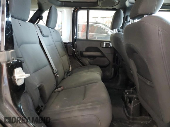 2018 Jeep Wrangler Unlimited Sahara with VIN 1C4HJXEN1JW222834, listed as a Copart auction lot 51837705 with 70,713 mi miles and Salvage title. Bid and sale history available at DreamBid. Image 11.