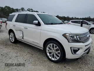 2018 Ford Expedition Platinum with VIN 1FMJU1LT9JEA25824, listed as a Copart auction lot 46264285 with 136,812 mi miles and Salvage Title. Bid and sale history available at carsss.com. Image 4.