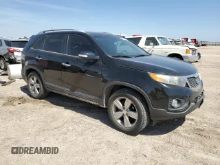 2013 Kia Sorento EX with VIN 5XYKU3A67DG362084, listed as a Copart auction lot 50075055 with 122,770 mi miles and Salvage Title. Bid and sale history available at DreamBid. Image 4.