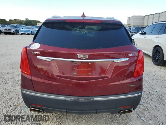 2017 Cadillac XT5 Premium Luxury FWD with VIN 1GYKNCRS4HZ108414, listed as a Copart auction lot 47059375 with 62,259 mi miles and Salvage Title. Bid and sale history available at DreamBid. Image 6.