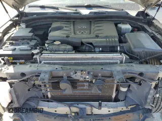 2012 Infiniti QX56 7-passenger with VIN JN8AZ2NE2C9015890, listed as a Copart auction lot 52685655 with 159,226 mi miles and Salvage title. Bid and sale history available at DreamBid. Image 13.