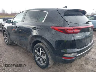 2020 Kia Sportage LX with VIN KNDPMCAC1L7662825, listed as a IAAI auction lot 42031280 with 123,595 mi miles and . Bid and sale history available at carsss.com. Image 3.