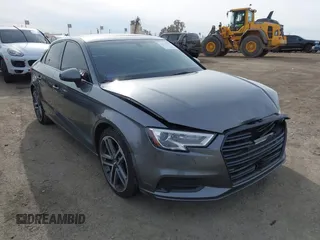 2019 Audi A3 Premium with VIN WAUAUGFF4KA091281, listed as a IAAI auction lot 41049903 with 56,328 mi miles and . Bid and sale history available at DreamBid. Image 1.