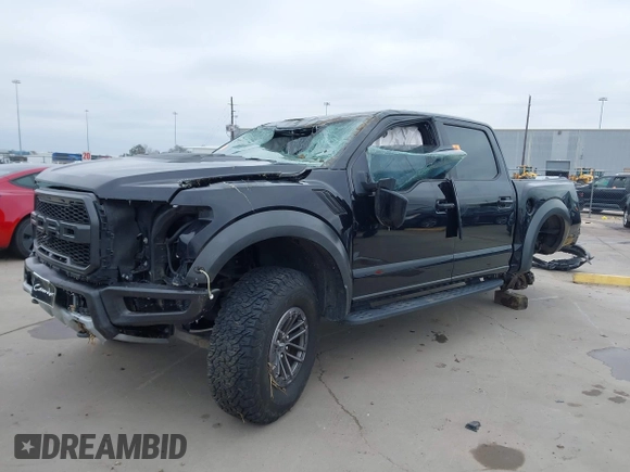 2020 Ford F-150 Raptor with VIN 1FTFW1RG9LFA37788, listed as a IAAI auction lot 41605774 with Not Provided miles and . Bid and sale history available at carsss.com. Image 2.