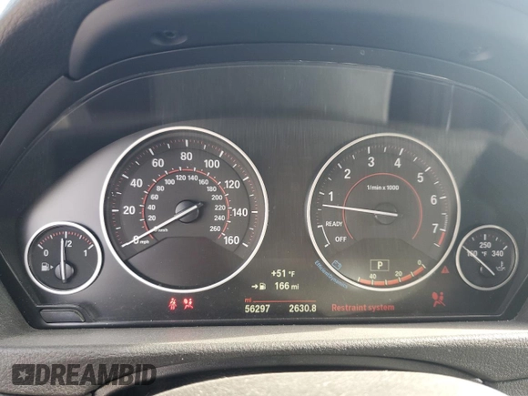 2016 BMW 4 Series 428i xDrive with VIN WBA4C9C50GG135644, listed as a Copart auction lot 45913995 with 56,297 mi miles and Salvage Title. Bid and sale history available at DreamBid. Image 9.