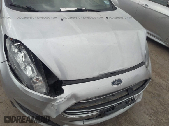 2016 Ford Fiesta SE with VIN 3FADP4EJ0GM198338, listed as a IAAI auction lot 28660870 with 68,135 mi miles. Bid and sale history available at carsss.com. Image 6.