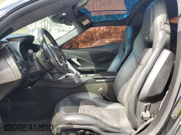 2014 Chevrolet Corvette Z51 3LT with VIN 1G1YM2D76E5105428, listed as a Copart auction lot 49181995 with 60,860 mi miles and Salvage title. Bid and sale history available at DreamBid. Image 7.