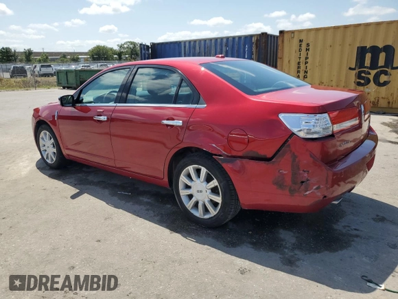 2012 Lincoln MKZ with VIN 3LNHL2GC7CR810893, listed as a Copart auction lot 54709745 with 104,838 mi miles and Salvage Title. Bid and sale history available at carsss.com. Image 2.