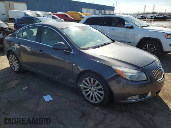 2011 Buick Regal CXL RL1 with VIN W04GN5EC0B1010261, listed as a Copart auction lot 51707035 with 168,136 mi miles and Clean Title. Bid and sale history available at carsss.com. Image 4.