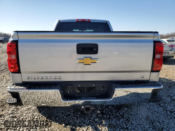 2018 Chevrolet Silverado 1500 LT with VIN 1GCRCREH8JZ171741, listed as a Copart auction lot 89384995 with 117,423 mi miles and Salvage Title. Bid and sale history available at DreamBid. Image 6.
