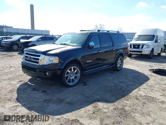 2007 Ford Expedition EL Limited with VIN 1FMFK19507LA76959, listed as a IAAI auction lot 41668013 with 289,070 mi miles. Bid and sale history available at carsss.com. Image 2.