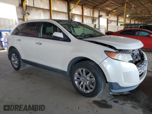 2011 Ford Edge SEL with VIN 2FMDK3JC3BBB11435, listed as a Copart auction lot 51362435 with 213,178 mi miles and Salvage Title. Bid and sale history available at carsss.com. Image 4.