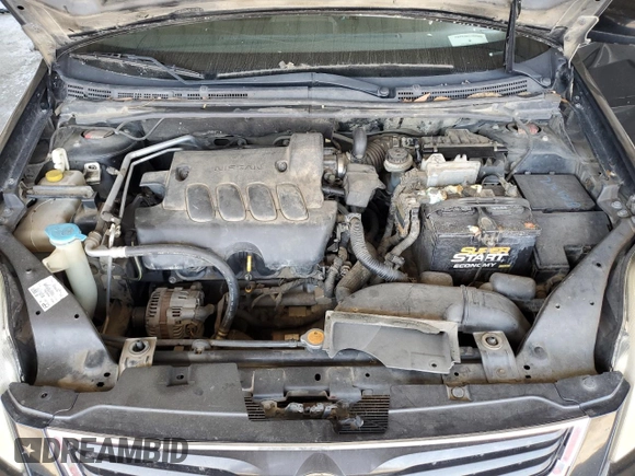 2010 Nissan Sentra S with VIN 3N1AB6AP0AL620044, listed as a Copart auction lot 58078185 with 222,178 mi miles and Salvage title. Bid and sale history available at DreamBid. Image 11.