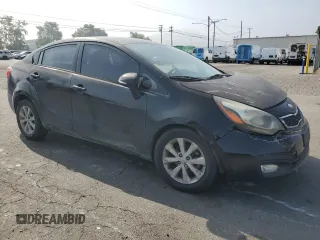 2013 Kia Rio EX with VIN KNADN4A31D6248521, listed as a Copart auction lot 60061645 with 123,281 mi miles and Salvage title. Bid and sale history available at DreamBid. Image 4.