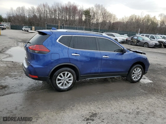 2020 Nissan Rogue SV with VIN JN8AT2MV9LW121709, listed as a Copart auction lot 52687575 with 90,519 mi miles and Salvage Title. Bid and sale history available at carsss.com. Image 3.