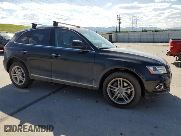 2016 Audi Q5 Premium Plus with VIN WA1CVAFP9GA049429, listed as a Copart auction lot 61677225 with 43,313 mi miles and Salvage title. Bid and sale history available at DreamBid. Image 4.