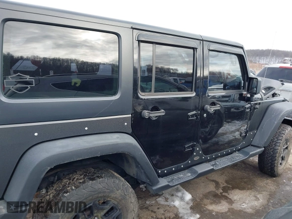2017 Jeep Wrangler Unlimited Sport with VIN 1C4BJWDG1HL559261, listed as a IAAI auction lot 41367792 with 96,284 mi miles. Bid and sale history available at carsss.com. Image 13.
