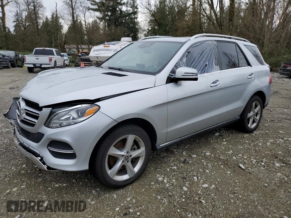 2018 Mercedes-Benz GLE 350 with VIN 4JGDA5HB2JB050580, listed as a Copart auction lot 79615464 with Not Provided miles and Salvage Title. Bid and sale history available at DreamBid. Image 1.