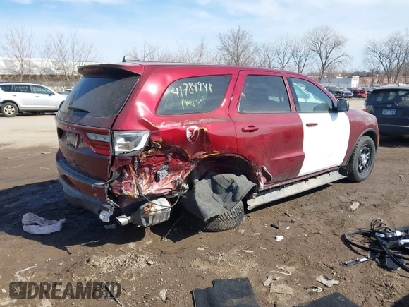 2024 Dodge Durango Special Service with VIN 1C4SDJFT7RC100760, listed as a IAAI auction lot 41784948 with 7,265 mi miles and . Bid and sale history available at DreamBid. Image 4.