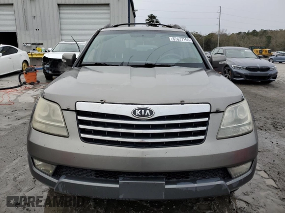 2009 Kia Borrego EX with VIN KNDJJ741395021261, listed as a Copart auction lot 87627165 with 270,855 mi miles and Salvage Title. Bid and sale history available at DreamBid. Image 5.
