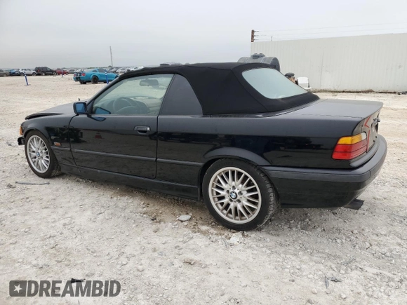 1996 BMW 3-Series 328IC with VIN WBABK8327TET92381, listed as a Copart auction lot 54410784 with 102,695 mi miles and Salvage Title. Bid and sale history available at carsss.com. Image 2.