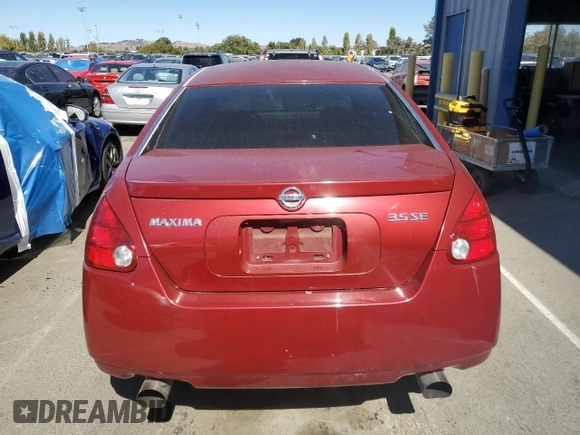 2004 Nissan Maxima SE with VIN 1N4BA41E14C906997, listed as a Copart auction lot 71408644 with 117,757 mi miles and Salvage Title. Bid and sale history available at carsss.com. Image 6.
