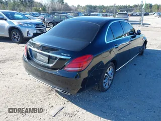 2017 Mercedes-Benz C 300 with VIN 55SWF4KB4HU206545, listed as a IAAI auction lot 41429426 with 92,107 mi miles and . Bid and sale history available at carsss.com. Image 4.