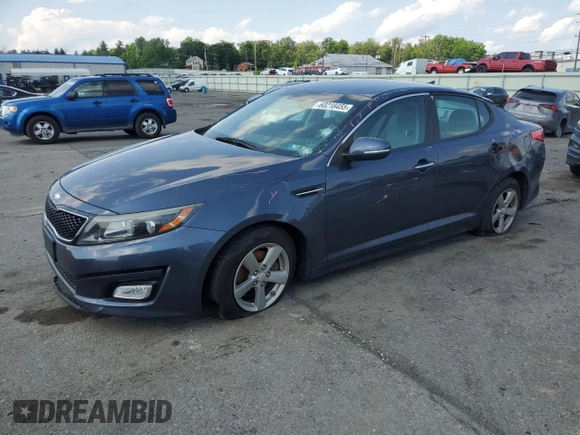 2015 Kia Optima LX with VIN 5XXGM4A78FG384218, listed as a Copart auction lot 60218455 with 149,859 mi miles and Salvage title. Bid and sale history available at DreamBid. Image 1.