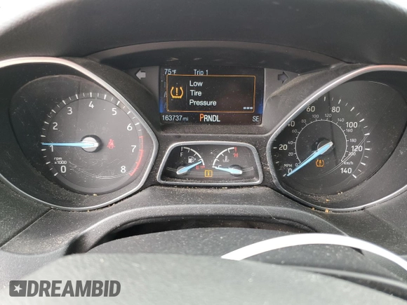 2018 Ford Focus SE with VIN 1FADP3F23JL228605, listed as a Copart auction lot 51507635 with 163,737 mi miles and Salvage Title. Bid and sale history available at carsss.com. Image 9.