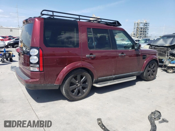 2016 Land Rover LR4 HSE with VIN SALAG2V69GA800821, listed as a Copart auction lot 49804315 with 79,862 mi miles and Salvage Title. Bid and sale history available at DreamBid. Image 3.