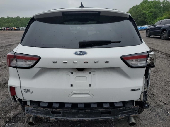 2020 Ford Escape SE Sport Hybrid with VIN 1FMCU9BZ5LUB13470, listed as a Copart auction lot 55960645 with 106,798 mi miles and Salvage title. Bid and sale history available at DreamBid. Image 6.