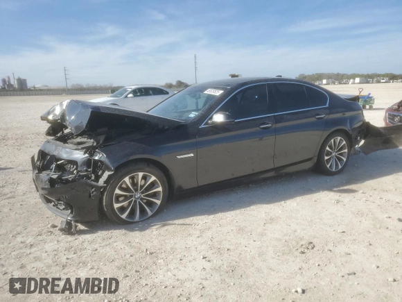 2014 BMW 5 Series 528i with VIN WBA5A5C54ED510906, listed as a Copart auction lot 49529525 with 163,039 mi miles and Salvage Title. Bid and sale history available at carsss.com. Image 1.