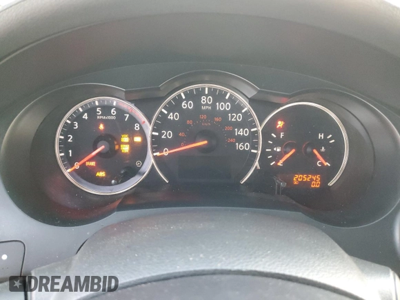 2010 Nissan Altima 2.5 SL with VIN 1N4AL2AP5AN476984, listed as a Copart auction lot 44105505 with 205,245 mi miles and Salvage Title. Bid and sale history available at carsss.com. Image 9.