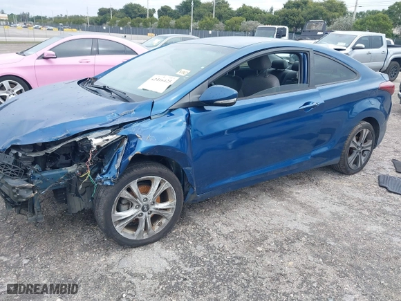 2014 Hyundai Elantra Coupe with VIN KMHDH6AH2EU027892, listed as a IAAI auction lot 41416425 with 120,098 mi miles. Bid and sale history available at carsss.com. Image 18.