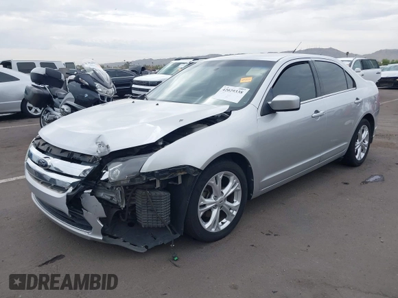 2012 Ford Fusion SE with VIN 3FAHP0HA3CR291485, listed as a IAAI auction lot 42029338 with 153,217 mi miles and . Bid and sale history available at DreamBid. Image 2.