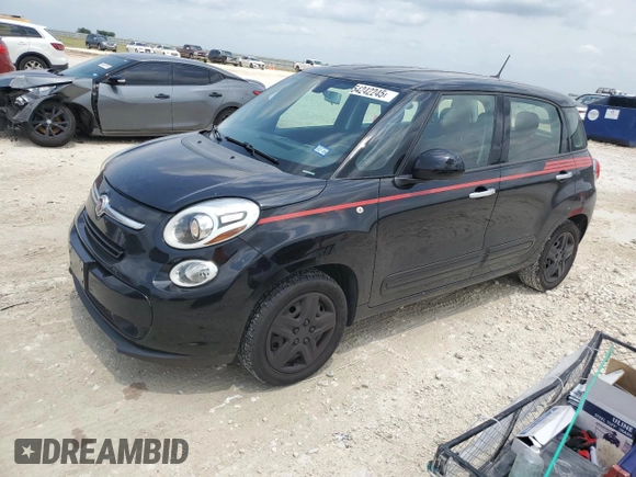 2014 FIAT 500L Pop with VIN ZFBCFAAH3EZ003308, listed as a Copart auction lot 54242245 with 69,403 mi miles and Salvage Title. Bid and sale history available at DreamBid. Image 1.