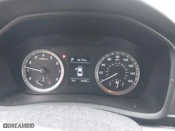 2019 Hyundai Sonata SE with VIN 5NPE24AF7KH734294, listed as a IAAI auction lot 41661304 with 50,355 mi miles. Bid and sale history available at carsss.com. Image 7.