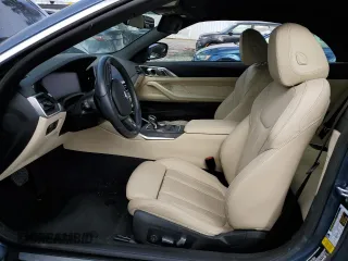 2023 BMW 4 Series 430i with VIN WBA23AT09PCM39690, listed as a Copart auction lot 43609655 with 11,224 mi miles and Salvage Title. Bid and sale history available at carsss.com. Image 7.