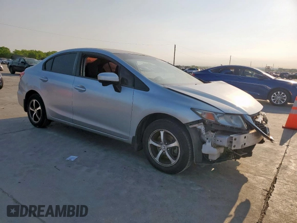 2015 Honda Civic Sedan SE with VIN 19XFB2F71FE082244, listed as a Copart auction lot 52765255 with 119,224 mi miles and Salvage Title. Bid and sale history available at carsss.com. Image 4.