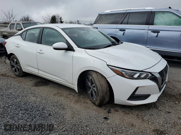 2020 Nissan Sentra SV with VIN 3N1AB8CVXLY273383, listed as a Copart auction lot 49326865 with 36,635 mi miles and Salvage Title. Bid and sale history available at carsss.com. Image 4.