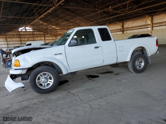 2004 Ford Ranger Edge with VIN 1FTYR14EX4PA44704, listed as a Copart auction lot 44187775 with 154,097 mi miles and Salvage Title. Bid and sale history available at carsss.com. Image 1.