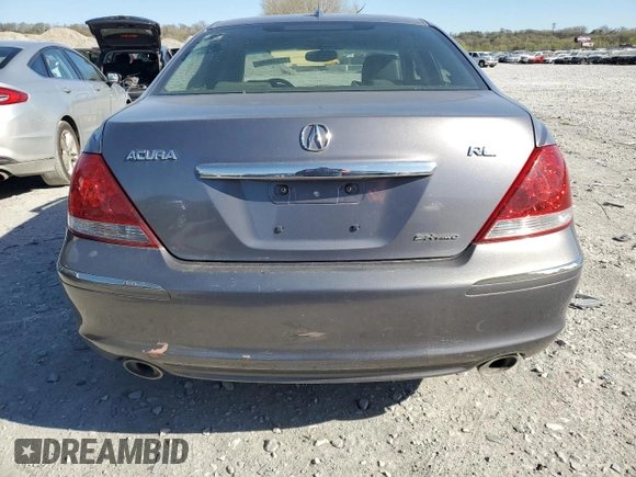 2008 Acura RL with VIN JH4KB16588C003961, listed as a Copart auction lot 52930645 with 198,738 mi miles and Clean Title. Bid and sale history available at DreamBid. Image 6.