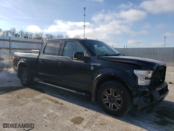2015 Ford F-150 XLT w/HD Payload Pkg with VIN 1FTFW1EF8FKD63767, listed as a Copart auction lot 87078584 with 136,306 mi miles and Salvage Title. Bid and sale history available at carsss.com. Image 4.
