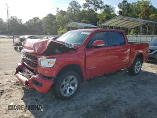 2021 Ram 1500 Big Horn with VIN 1C6SRFFT3MN783091, listed as a Copart auction lot 58732315 with 47,395 mi miles and Salvage title. Bid and sale history available at DreamBid. Image 1.