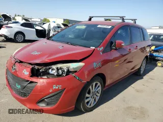 2013 Mazda 5 Sport with VIN JM1CW2BL4D0153601, listed as a Copart auction lot 58085405 with 156,382 mi miles and Salvage title. Bid and sale history available at DreamBid. Image 1.