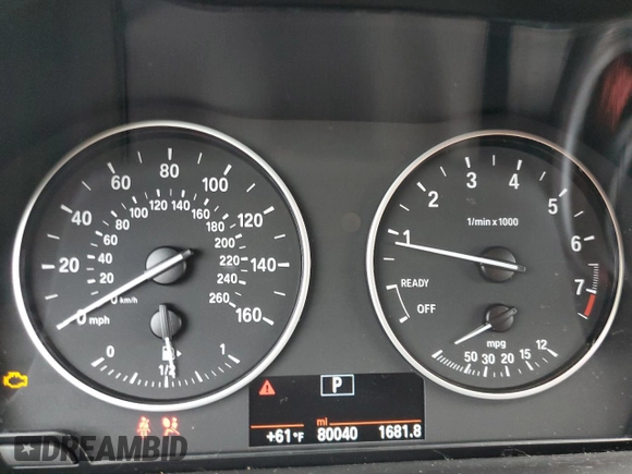 2016 BMW X1 xDrive28i with VIN WBXHT3C30G5F63957, listed as a Copart auction lot 70292992 with 80,040 mi miles. Bid and sale history available at carsss.com. Image 9.