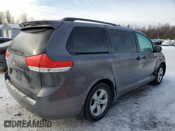 2011 Toyota Sienna with VIN 5TDZK3DC6BS151402, listed as a Copart auction lot 86147774 with 388,569 mi miles and Clean Title. Bid and sale history available at carsss.com. Image 3.